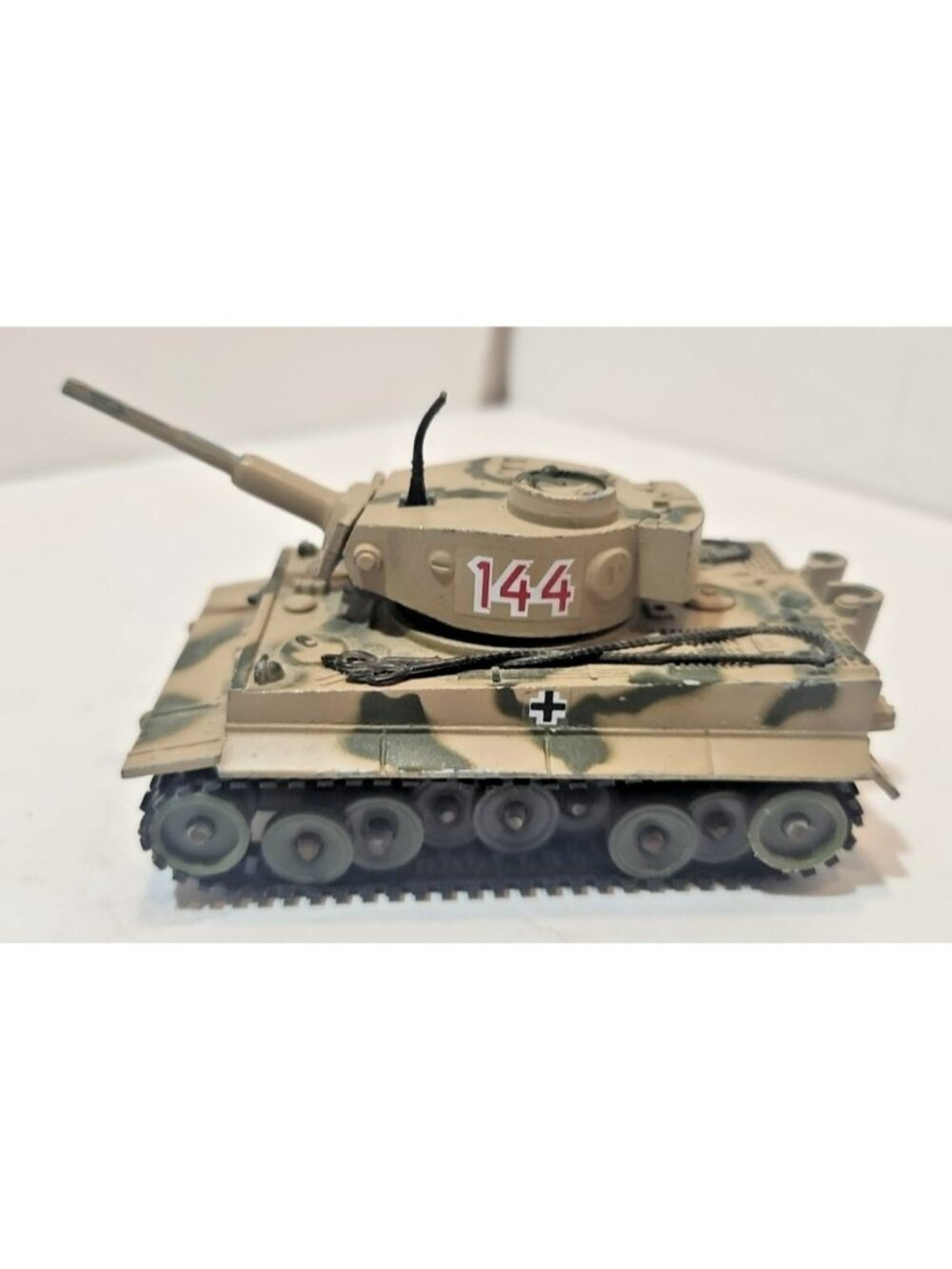 Vintage 1973 Corgi Toys Tiger 1 German Heavy Tank No 144 Antenna Metal Hong Kong